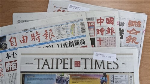Taiwan headline news