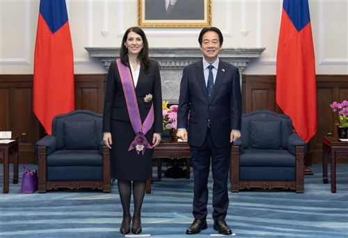 Lai honors ex-Czech parliament speaker for advancing ties with Taiwan