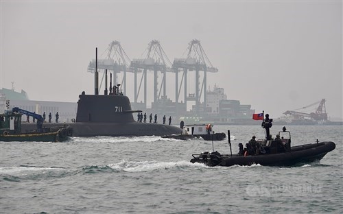 Taiwan's indigenous defense submarine begins 6th sea trial