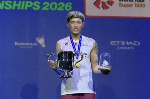 Lin Chun-yi wins Taiwan's 1st men's singles title at All England Open