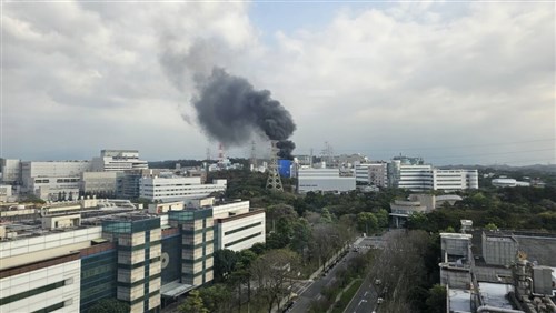 Fire at Hsinchu power substation kills 1, injures 2 (Update)