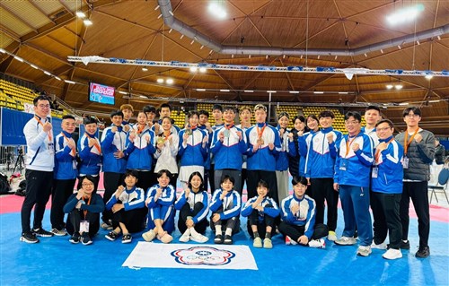 Taiwan wins 3 gold, 2 bronze medals at Dutch Open Taekwondo Championships