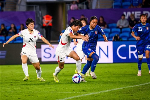 Taiwan loses to North Korea 4-0 in Women's Asian Cup