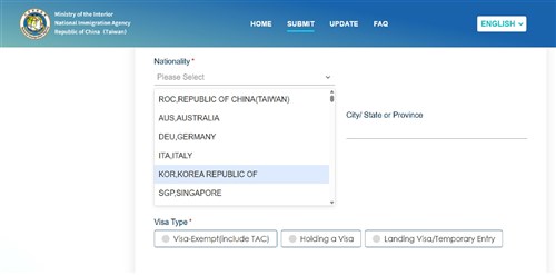 Taiwan threatens to downgrade S. Korea's listing in e-arrival system