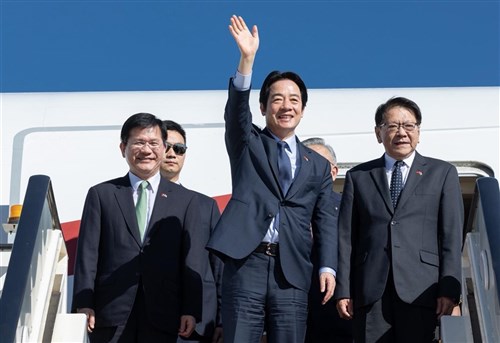 President Lai arrives in Eswatini