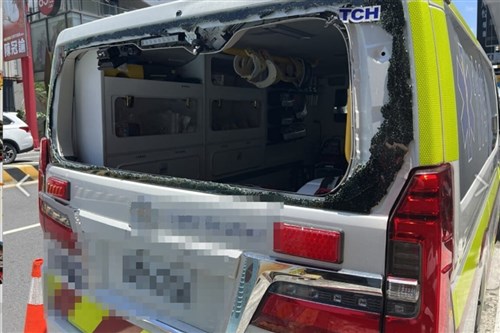 Tainan senior arrested after arson, axe attack and ambulance theft