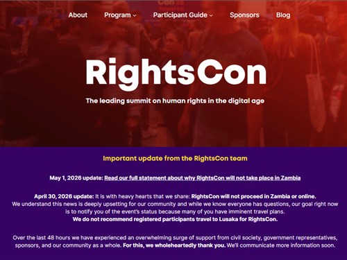 Excluding Taiwanese, moderating China content 'a red line': RightsCon