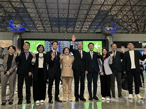 Taiwan's legislative speaker leads delegation to France, U.K.