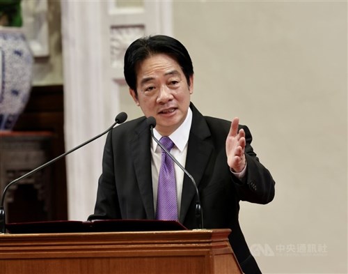 Lai says Taiwan will not be 