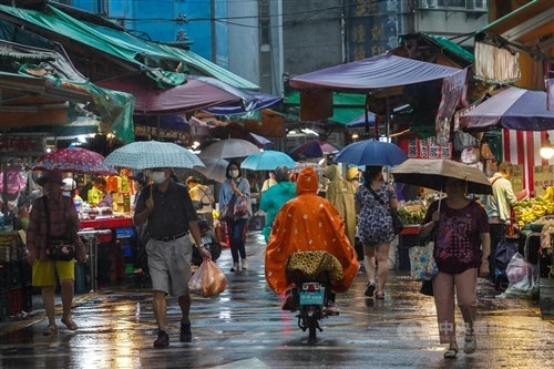 Rain forecast for northern, central Taiwan from Thursday night