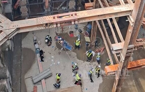 Thai migrant worker killed in crane accident at Taoyuan metro work site