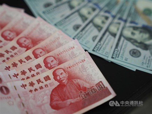 U.S. dollar closes higher on Taipei forex market