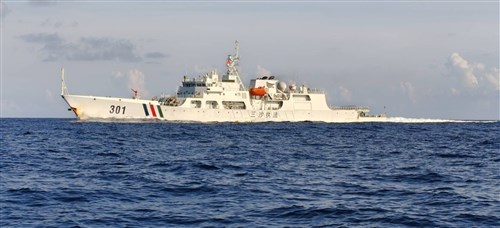 Coast guard expels Chinese vessels from Taiping Island restricted waters