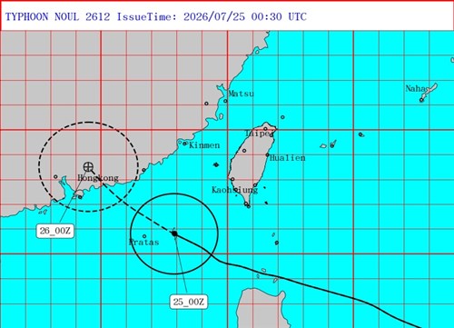 Sea warning for Typhoon Noul lifted