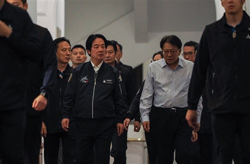 Lai takes part in anti-decapitation drill during Han Kuang exercises