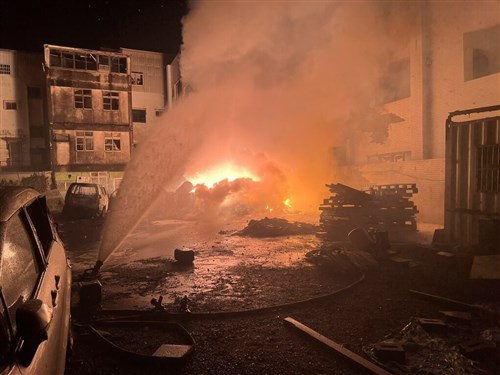Tainan to help residents seek compensation after waste fire explosion