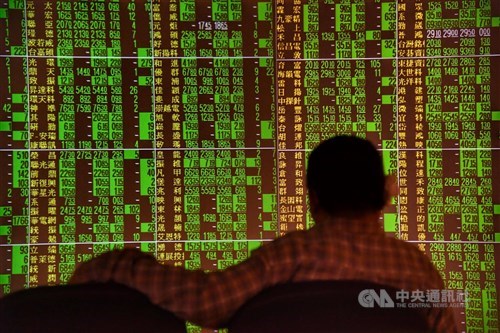 Taiwan shares open lower