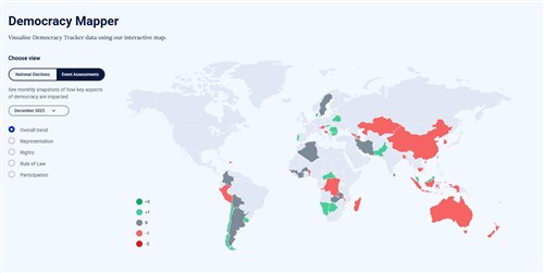 Taiwan 7th worldwide for citizen input, slips in judicial freedom