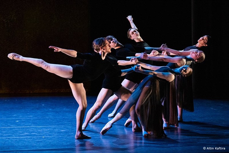 The United Ukrainian Ballet performs "Wartime Elegy" in this press photo. Photo: udnFunLife, Altin Kaftira