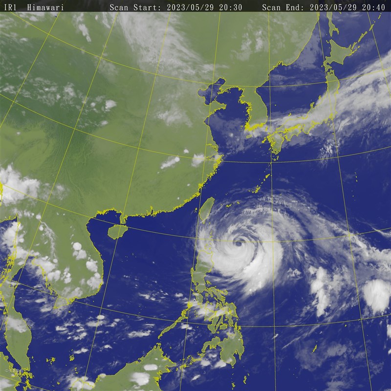 Satellite image: Central Weather Bureau