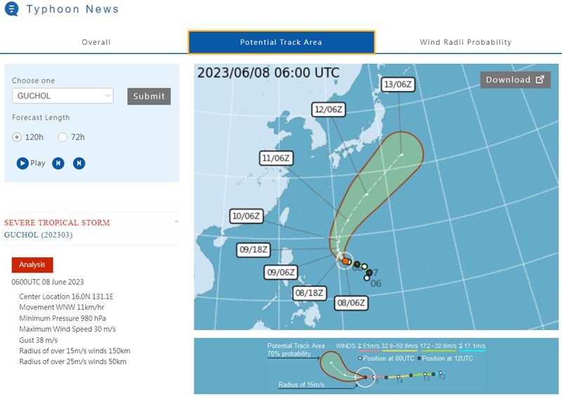 Graphic: Central Weather Bureau