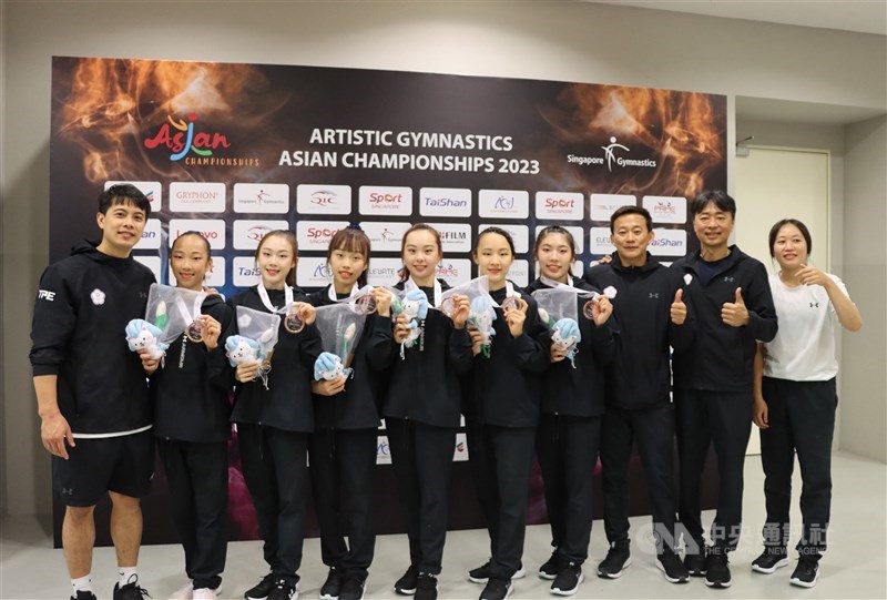 Taiwan women's team wins bronze at Asian Gymnastics Championships