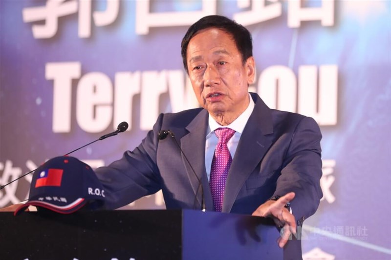 Terry Gou, Foxconn founder and also a potential contender in Taiwan