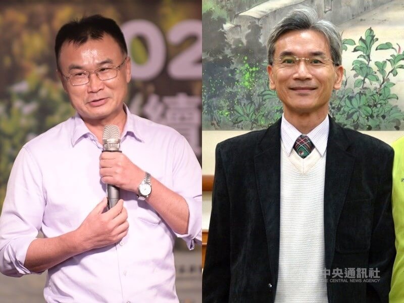 Incumbent Council of Agriculture chief, Chen Chi-chung (left) and National Chung Hsing University president Hsueh Fu-cheng (right) who are confirmed as the first ministers of the Ministry of Agriculture and Ministry of Environment, respectively, are showcased in this CNA composite photo.
