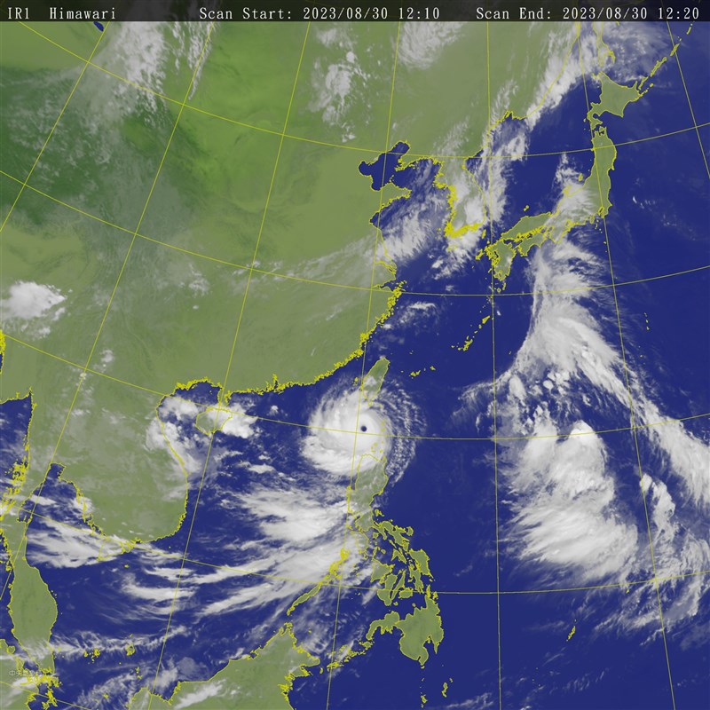 Super Typhoon Saola nears, set to drench eastern, southern Taiwan