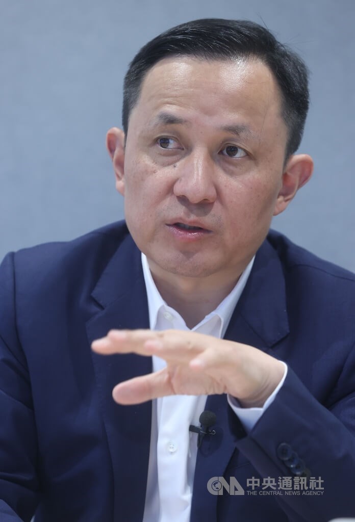 Micron Taiwan head Donghui Lu is pictured during a recent interview with CNA. CNA photo Sept. 3, 2023