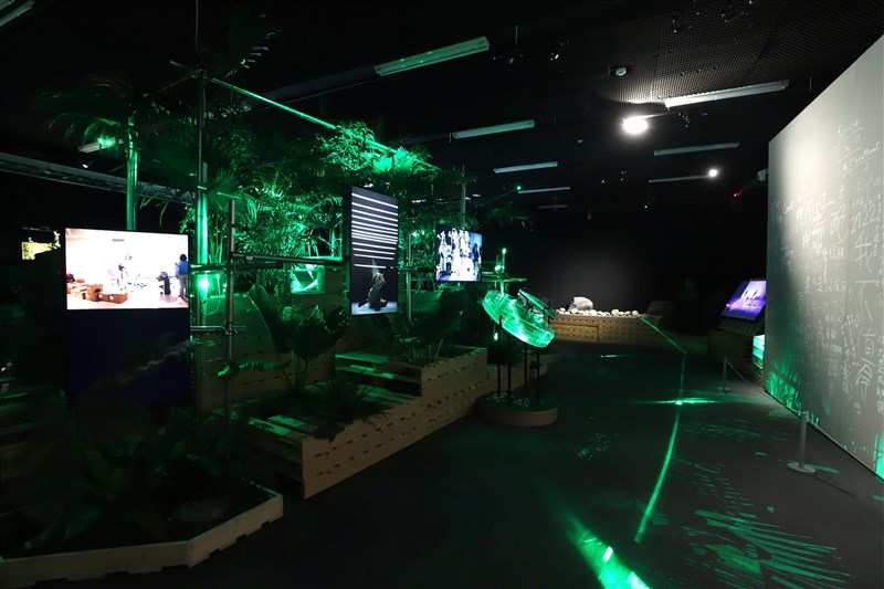 A corner of the Momentum Museum, which is set at the Taiwan Contemporary Cultural Lab in Taipei taken on Thursday evening. Photo: Ministry of Culture Sept. 21, 2023