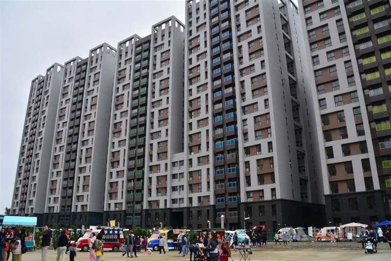 A Linkou Social Housing converted from the World Universiade Village. CNA file photo
