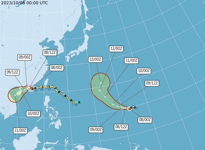 Northern, eastern Taiwan to receive sporadic showers Sunday - Focus Taiwan