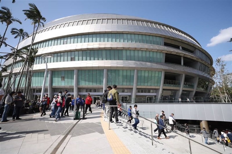 The construction of Taipei Dome, with a capacity of 40,000 seats, takes 32 years to complete. CNA photo Nov. 18, 2023
