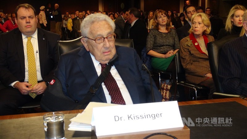 Former U.S. Secretary of State Henry Kissinger attends a U.S. Congress hearing on Jan. 29, 2015. CNA file photo