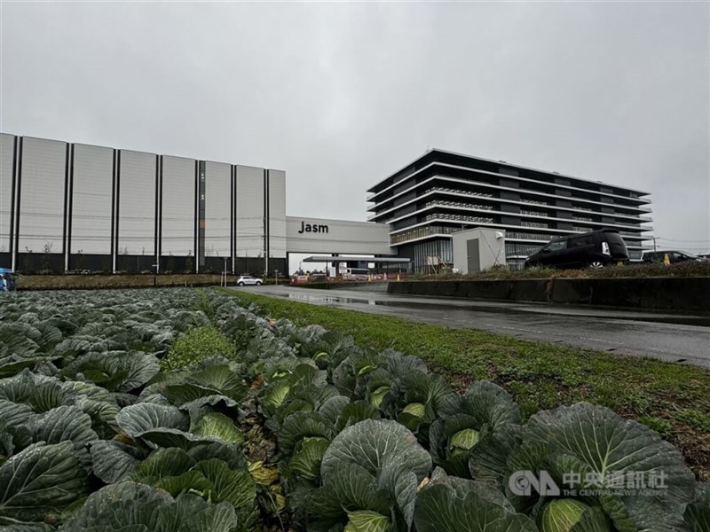 TSMC's new wafer fab built in Kumamoto, Japan under its joint venture with Sony -- JASM. CNA photo Feb. 23, 2024