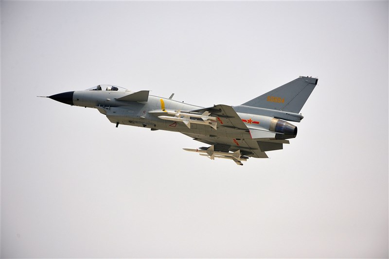 A J-10 fighter jet. Photo courtesy of the Ministry of National Defense