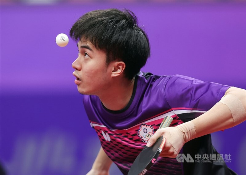Table tennis player Lin Yun-ju. CNA file photo