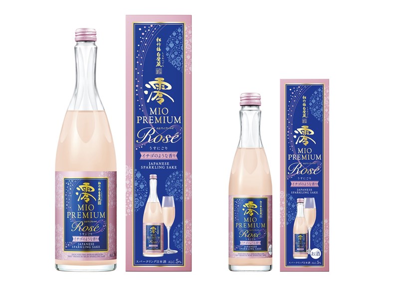 The strawberry-flavored Mio Premium Rose sake found to contain an ingredient linked to possible kidney disorders. Picture taken from Takara Shuzo Co's website