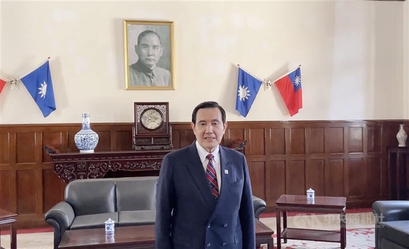 Former President Ma Ying-jeou is pictured during his visit to the former presidential office of the Republic of China in Nanjing in March 2023. CNA file photo