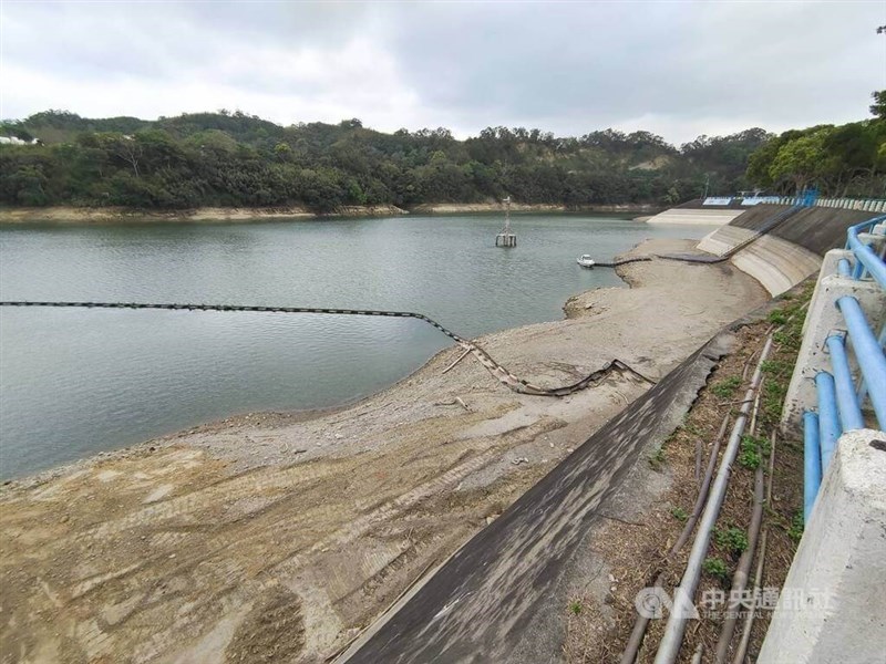 Mingde Reservoir in Miaoli County. CNA photo March 25, 2024