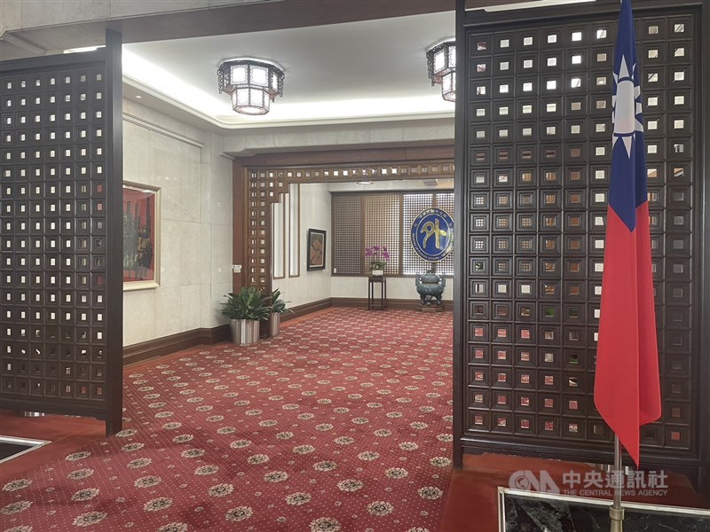 The lobby of the foreign ministry in Taipei. CNA file photo