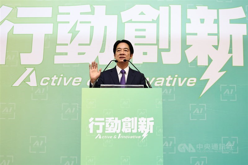 President-elect Lai Ching-te. CNA photo April 10, 2024