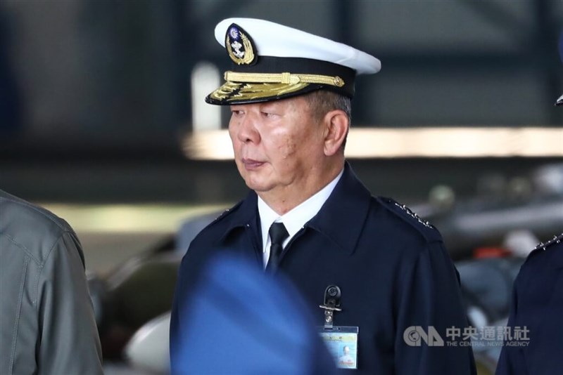 Retired Navy Admiral Huang Shu-kuang. CNA file photo