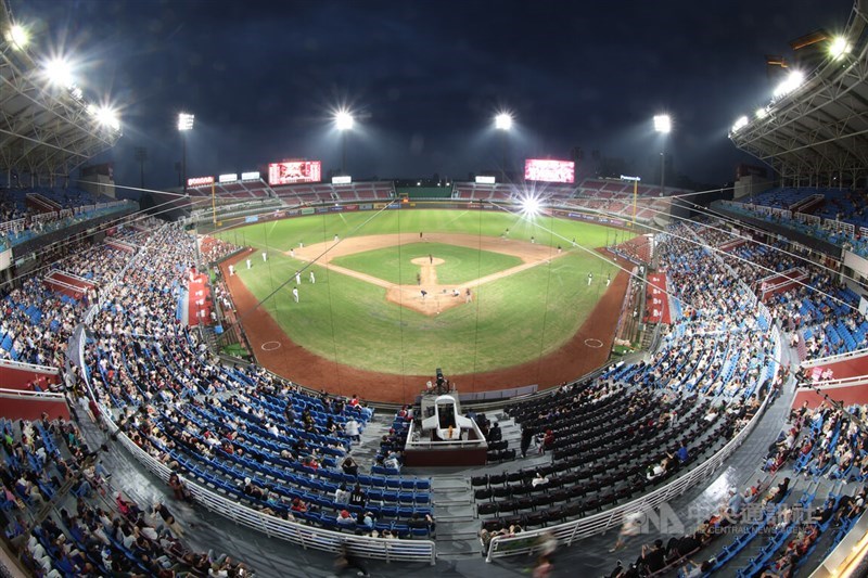 The Rakuten Taoyuan Baseball Stadium. CNA file photo