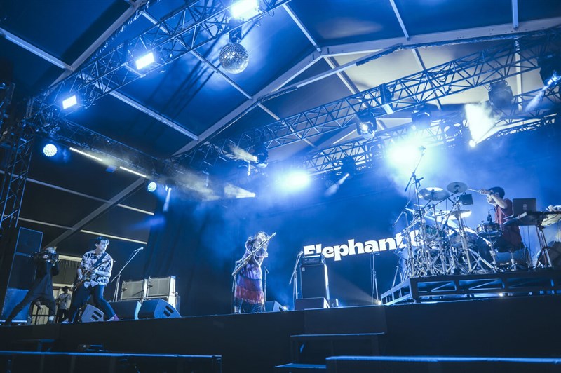 Elephant Gym performs at the Fuji Rock Festival in Japan in July 2023. Photo: Collaboration Arts Ltd.