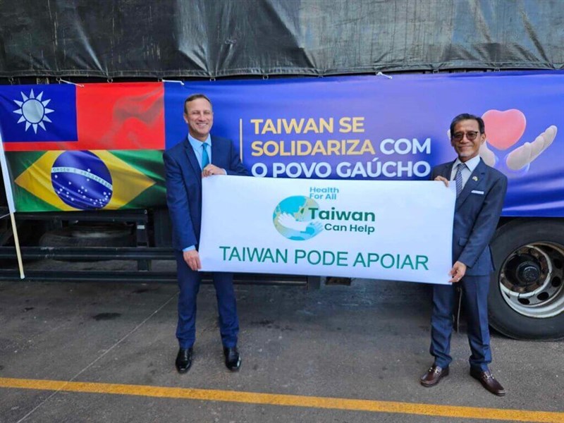 Taiwan's representative to Brazil Benito Liao (right). Photo courtesy of Taipei Economic and Cultural Office in Brazil June 7, 2024