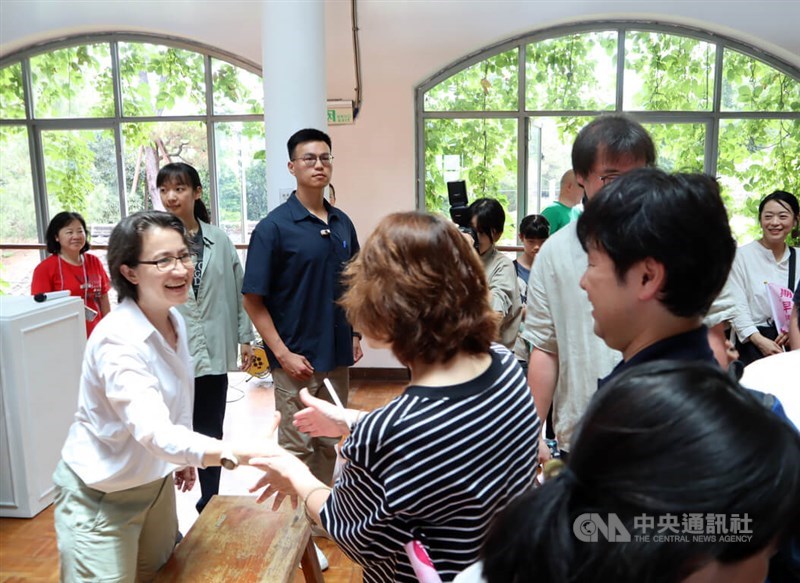 Vice President Hsiao Bi-khim (front, left). CNA photo June 9, 2024