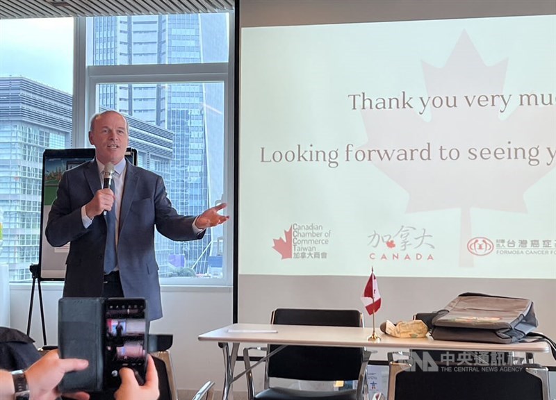 Jim Nickel, executive director of the Canadian Trade Office in Taipei. CNA photo June 12, 2024