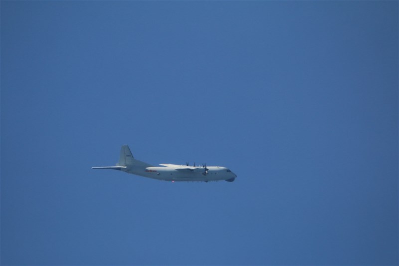 A Y-8 transport aircraft. File photo courtesy of the Ministry of National Defense